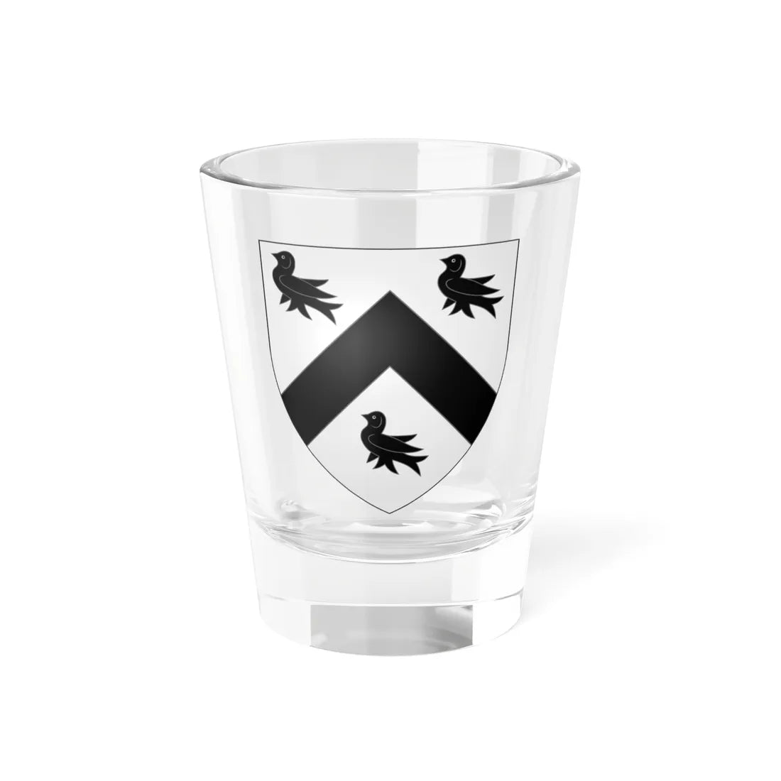 Ergham arms (England) (Coat of Arms) Shot Glass 1.5oz 1.5oz - Go Mug Yourself