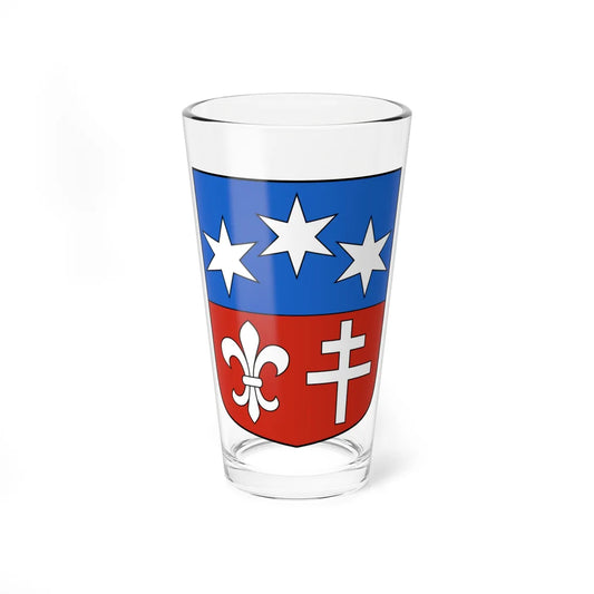 Ergisch-blazon (Switzerland) (Coat of Arms) Pint Glass 16oz 16oz - Go Mug Yourself