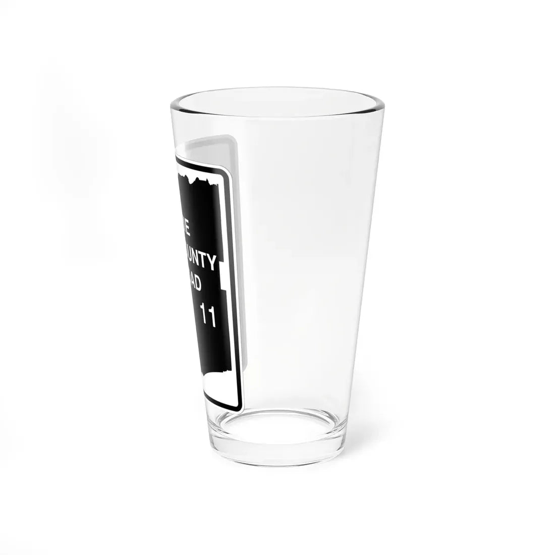 Erie County 11 NY (New York) (Road Sign) Pint Glass 16oz - Go Mug Yourself