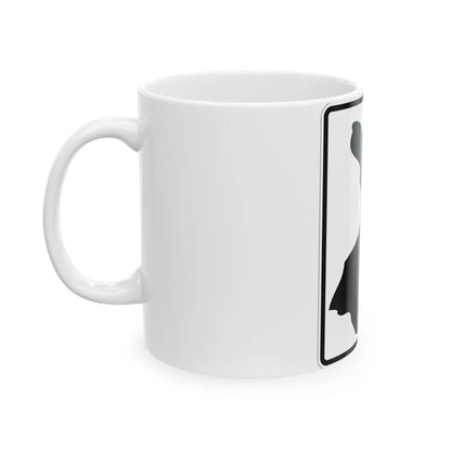 Erie County 127 NY (New York) (Road Sign) White Coffee Mug - Go Mug Yourself