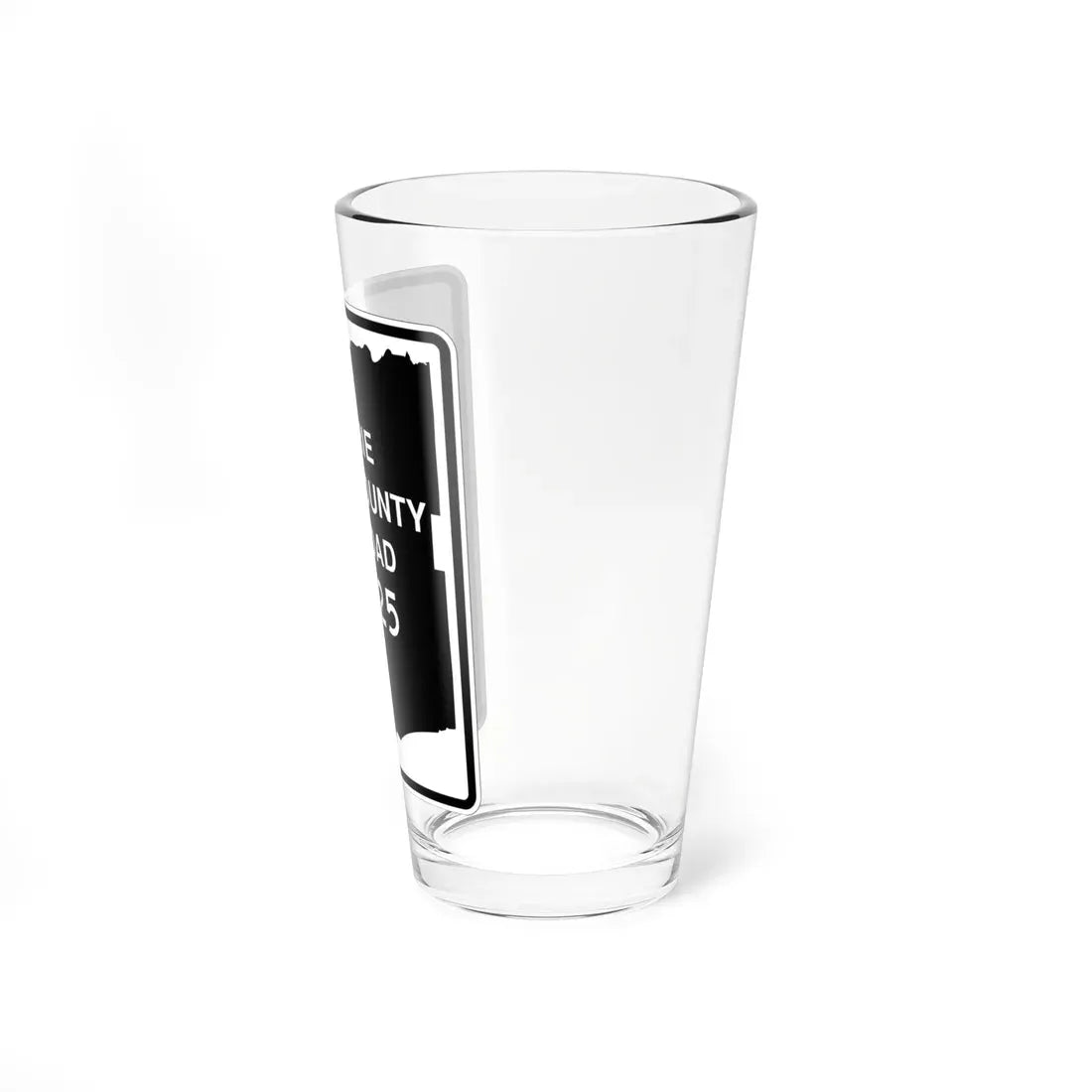Erie County 25 NY (New York) (Road Sign) Pint Glass 16oz - Go Mug Yourself