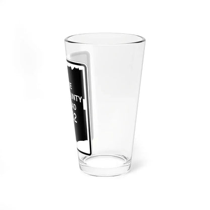 Erie County 32 NY (New York) (Road Sign) Pint Glass 16oz - Go Mug Yourself
