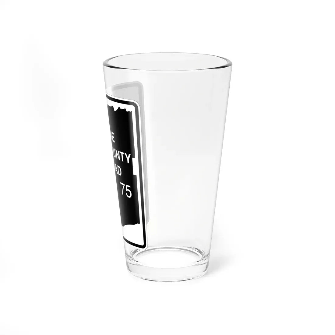 Erie County 75 NY (New York) (Road Sign) Pint Glass 16oz - Go Mug Yourself