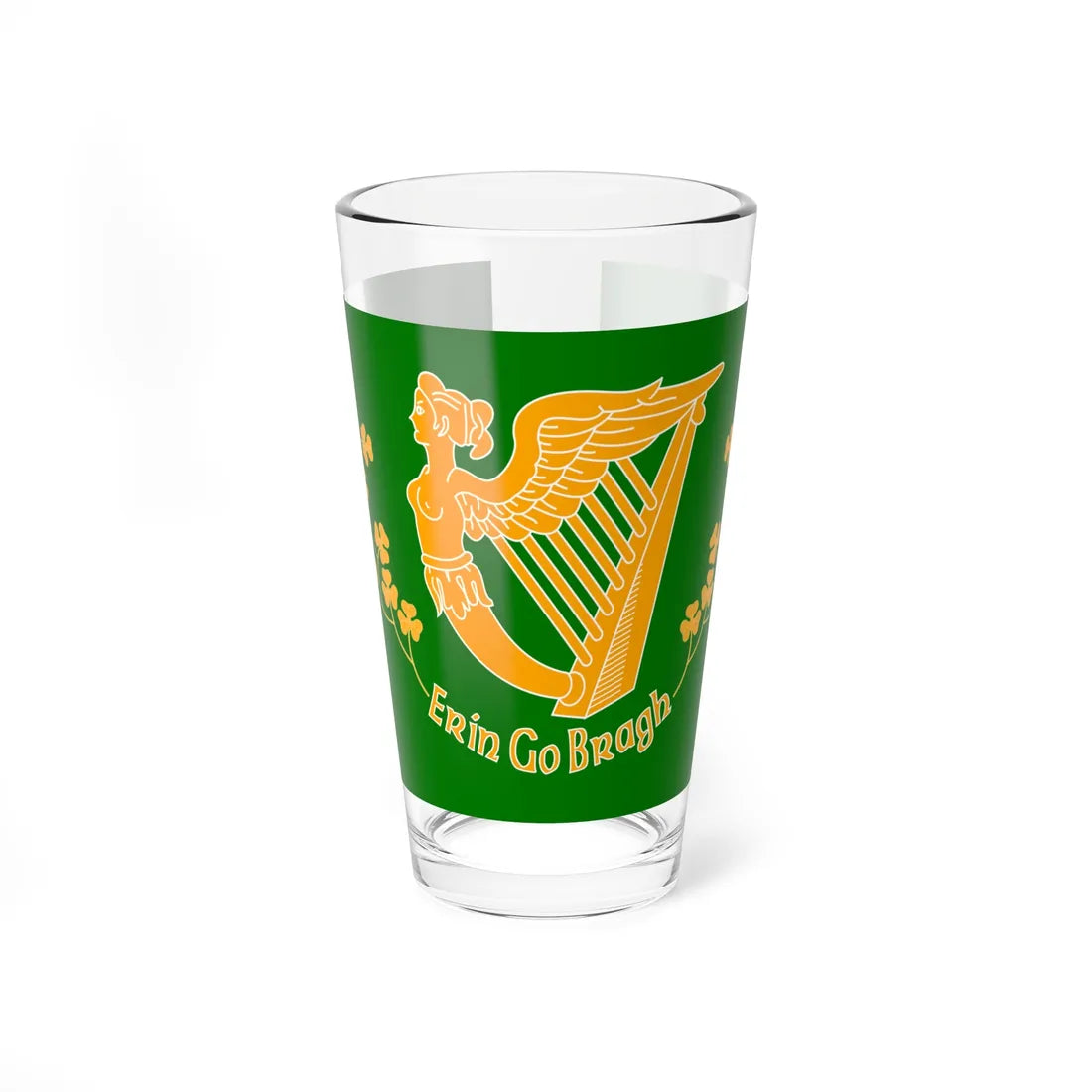 Erin Go Bragh Banner (Ireland) Pint Glass 16oz 16oz - Go Mug Yourself