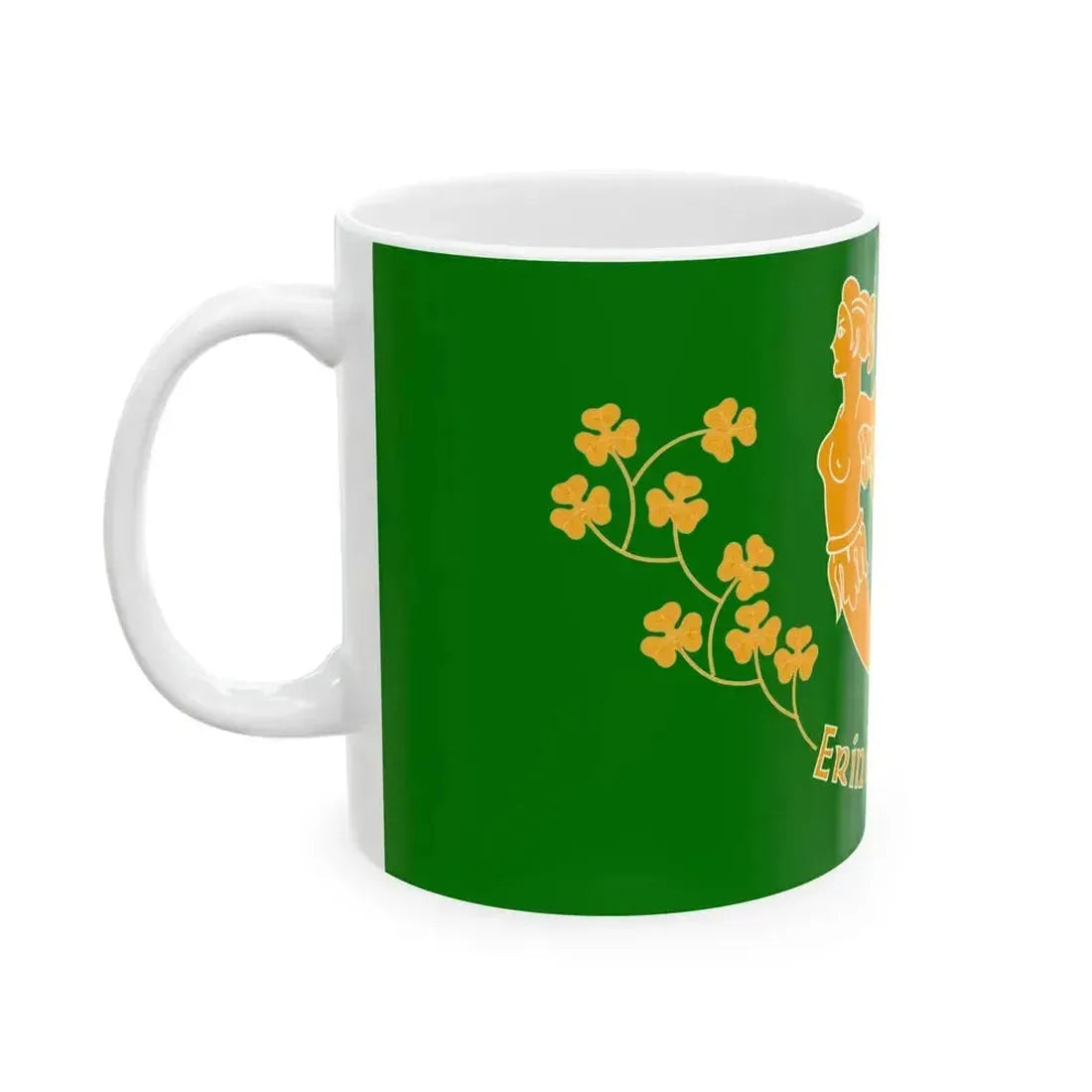 Erin Go Bragh Banner (Ireland) White Coffee Mug - Go Mug Yourself