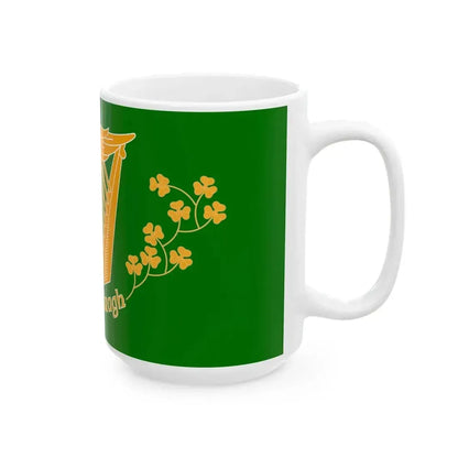 Erin Go Bragh Banner (Ireland) White Coffee Mug - Go Mug Yourself