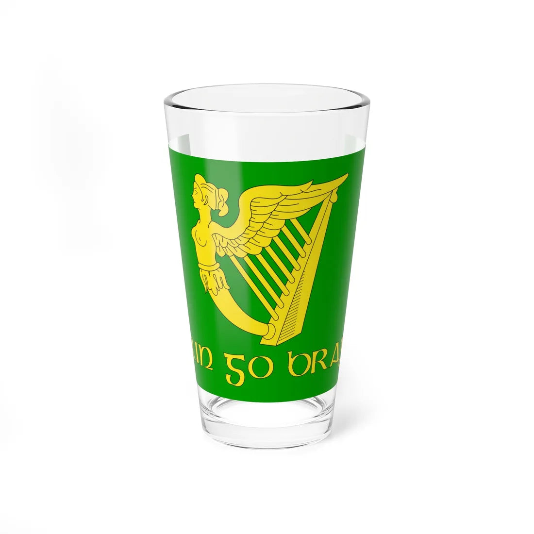 Erin Go Bragh Flag (Ireland) Pint Glass 16oz 16oz - Go Mug Yourself