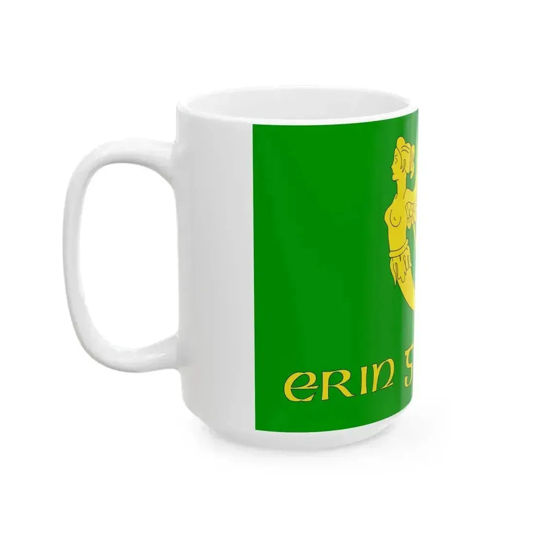 Erin Go Bragh Flag (Ireland) White Coffee Mug - Go Mug Yourself