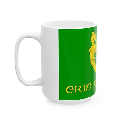 Erin Go Bragh Flag (Ireland) White Coffee Mug - Go Mug Yourself