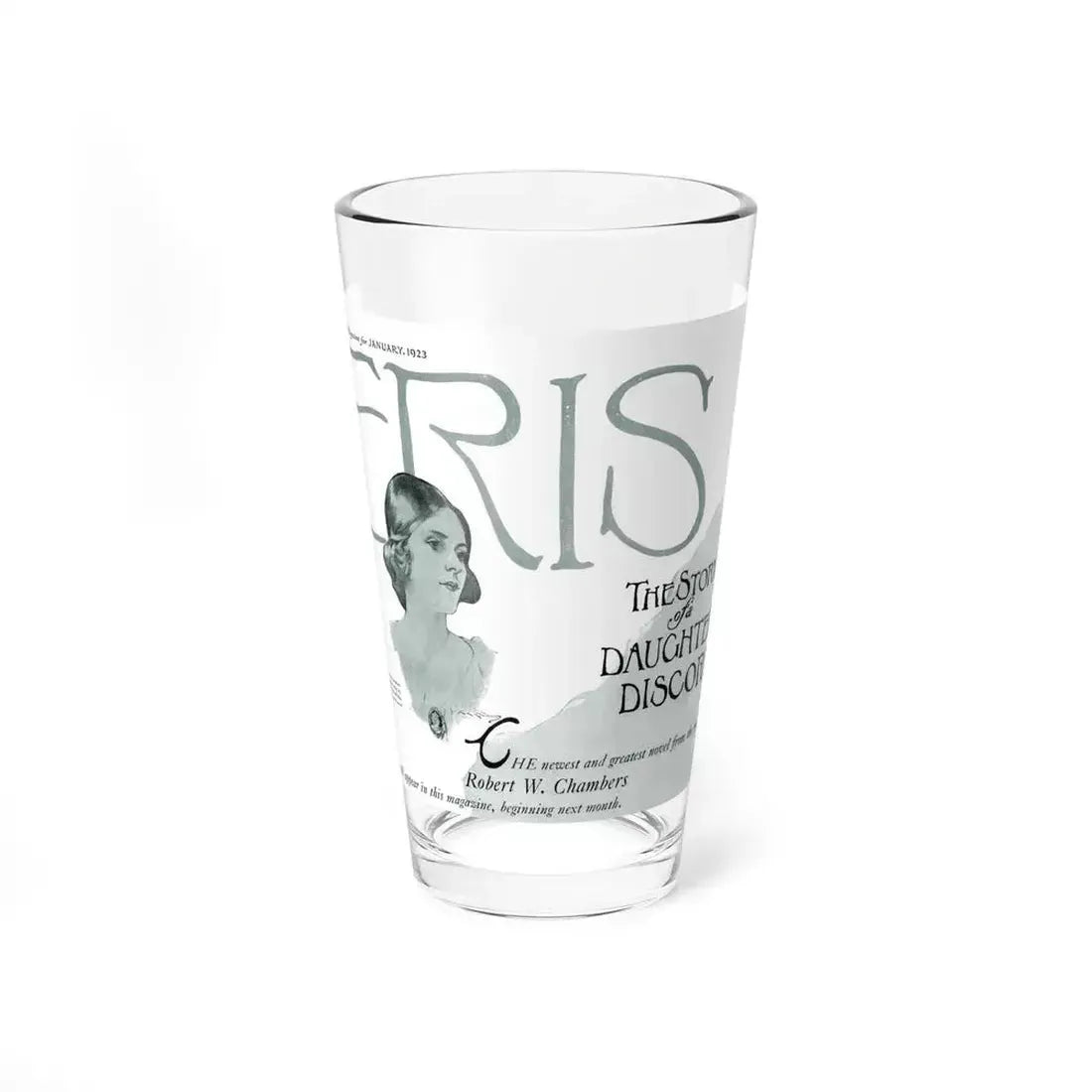 Eris. The Story of a Daughter of Discord, McCalls magazine, January 1923 - Pint Glass 16oz 16oz - Go Mug Yourself