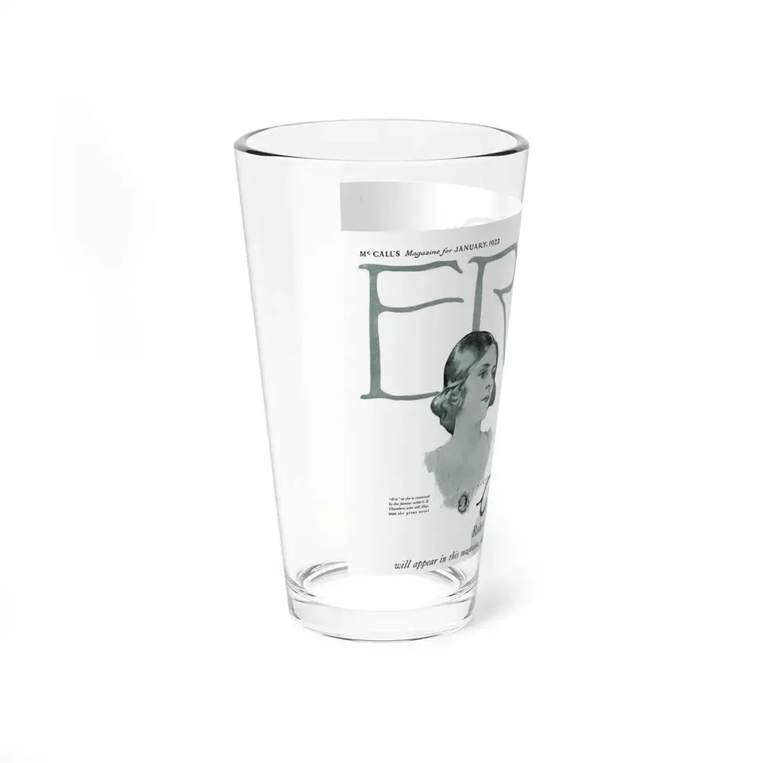 Eris. The Story of a Daughter of Discord, McCalls magazine, January 1923 - Pint Glass 16oz - Go Mug Yourself
