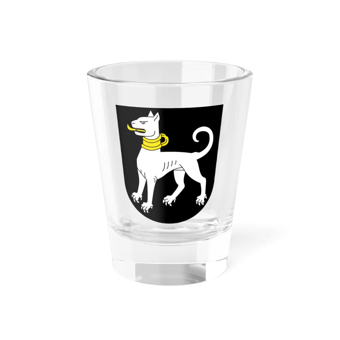 Ermatingen-blazon (Switzerland) (Coat of Arms) Shot Glass 1.5oz 1.5oz - Go Mug Yourself