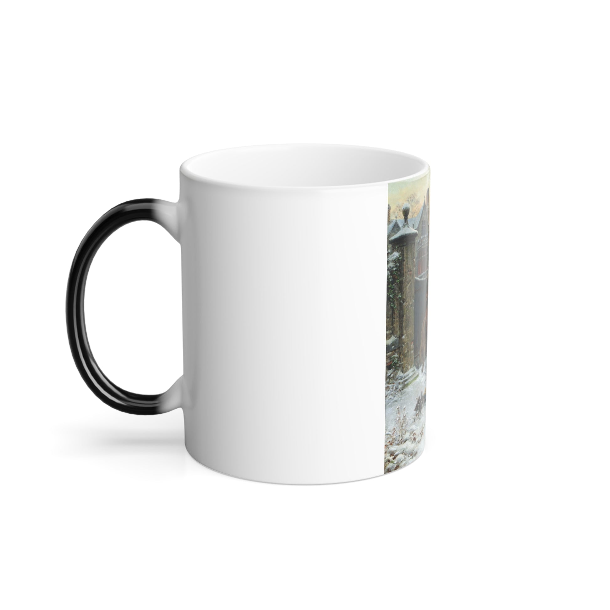 Ernest Crofts (1847-1911) Roundheads at the Gate - oil on canvas 1894 - Color Changing Mug 11oz-Go Mug Yourself