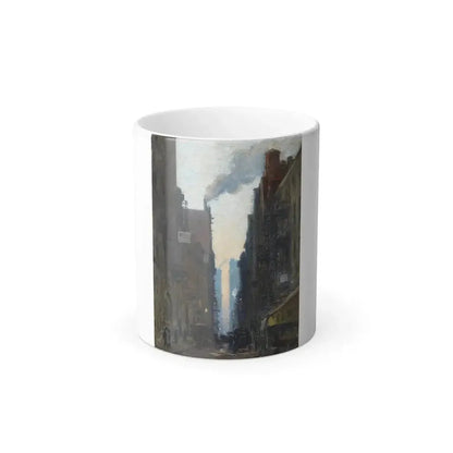 Ernest Lawson (1873-1939) New York Street Scene - Color Changing Mug 11oz 11oz - Go Mug Yourself
