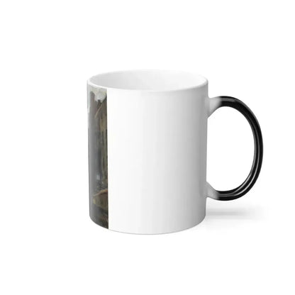 Ernest Lawson (1873-1939) New York Street Scene - Color Changing Mug 11oz - Go Mug Yourself