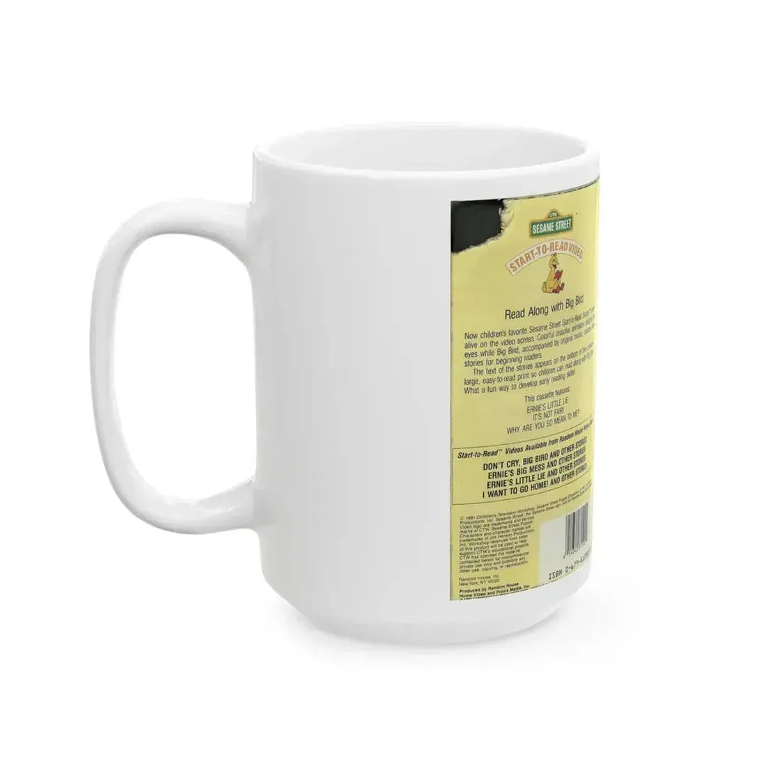 ERNIES LITTLE LIE AND OTHER STORIES (VHS COVER) - White Coffee Mug - Go Mug Yourself