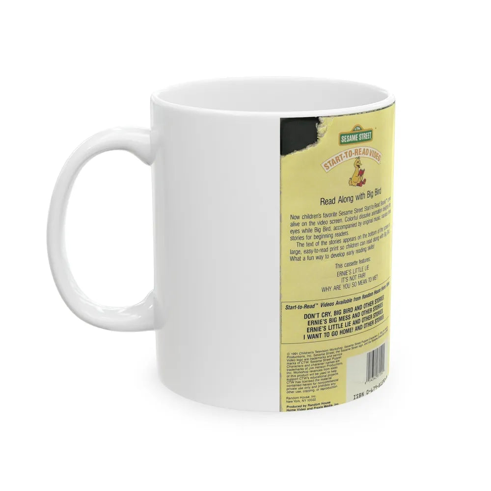 ERNIES LITTLE LIE AND OTHER STORIES (VHS COVER) - White Coffee Mug-Go Mug Yourself