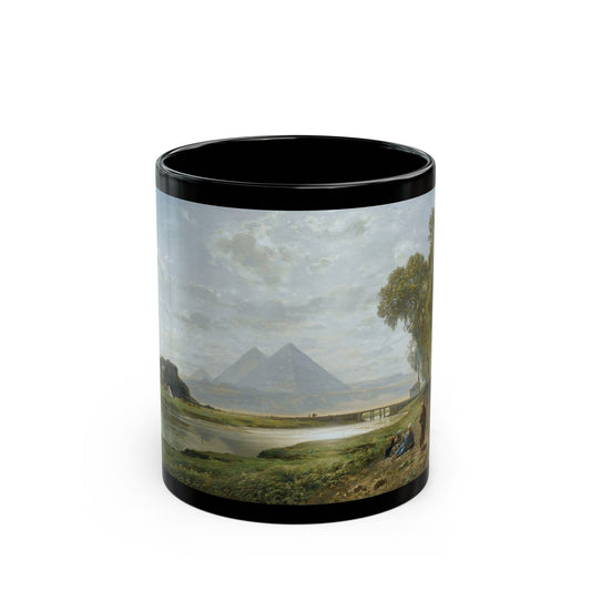 Ernst Carl Eugen Koerner (1846-1927) Pyramids - Black Coffee Mug-11oz-Go Mug Yourself