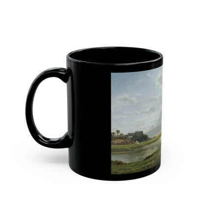 Ernst Carl Eugen Koerner (1846-1927) Pyramids - Black Coffee Mug-Go Mug Yourself