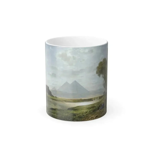 Ernst Carl Eugen Koerner (1846-1927) Pyramids - Color Changing Mug 11oz 11oz - Go Mug Yourself