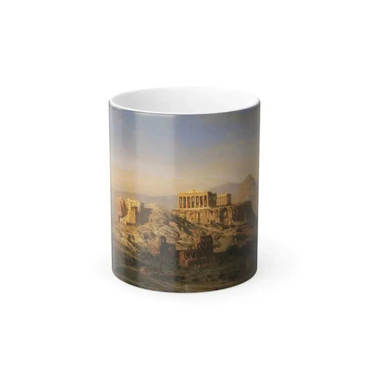 Ernst Carl Eugen Koerner (1846-1927) The Acropolis Athena - 1917 - Color Changing Mug 11oz 11oz - Go Mug Yourself