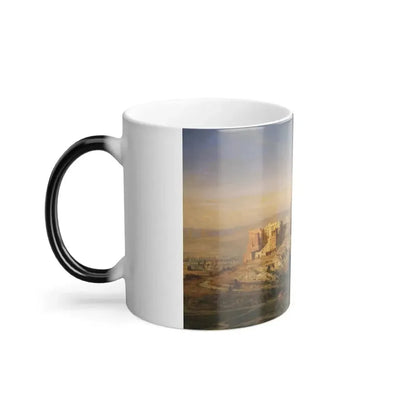 Ernst Carl Eugen Koerner (1846-1927) The Acropolis Athena - 1917 - Color Changing Mug 11oz - Go Mug Yourself