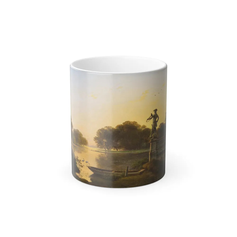 Ernst Ferdinand Oehme (1797-1855) Triumph der Natur (Aus Moritzburg) - Color Changing Mug 11oz-11oz-Go Mug Yourself