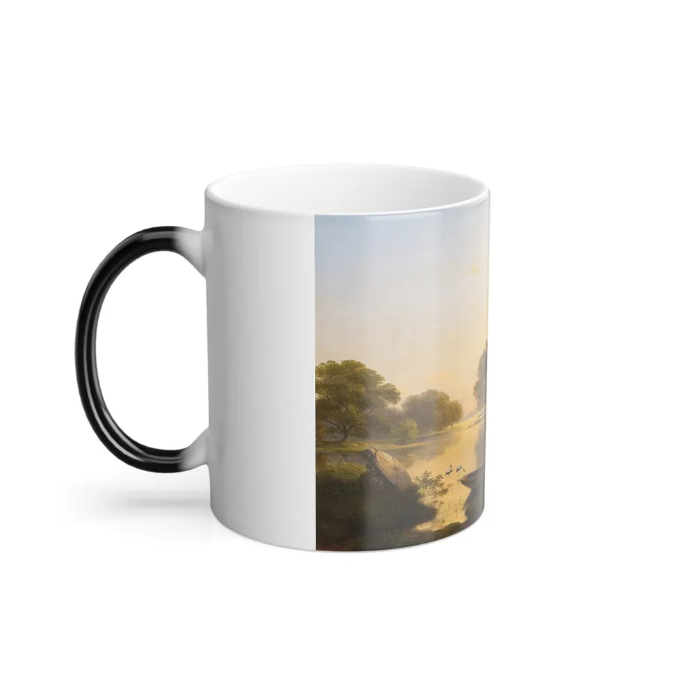 Ernst Ferdinand Oehme (1797-1855) Triumph der Natur (Aus Moritzburg) - Color Changing Mug 11oz-Go Mug Yourself