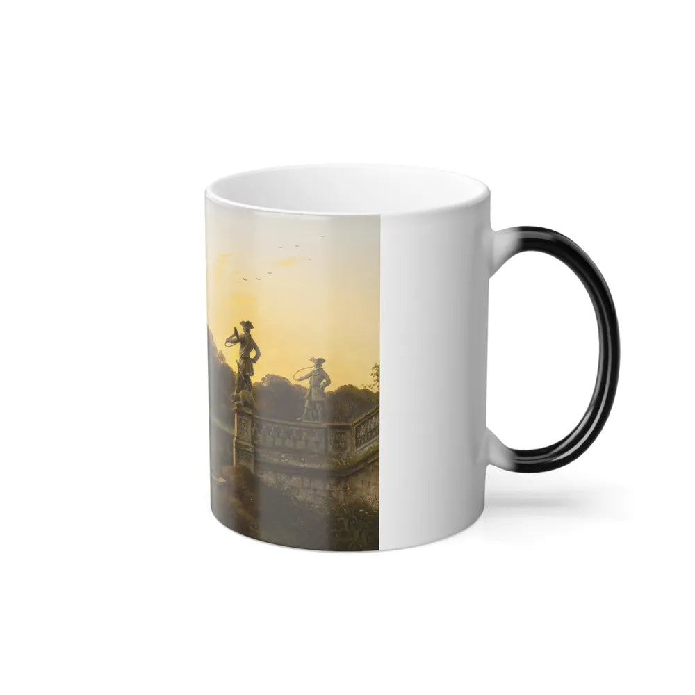 Ernst Ferdinand Oehme (1797-1855) Triumph der Natur (Aus Moritzburg) - Color Changing Mug 11oz-Go Mug Yourself