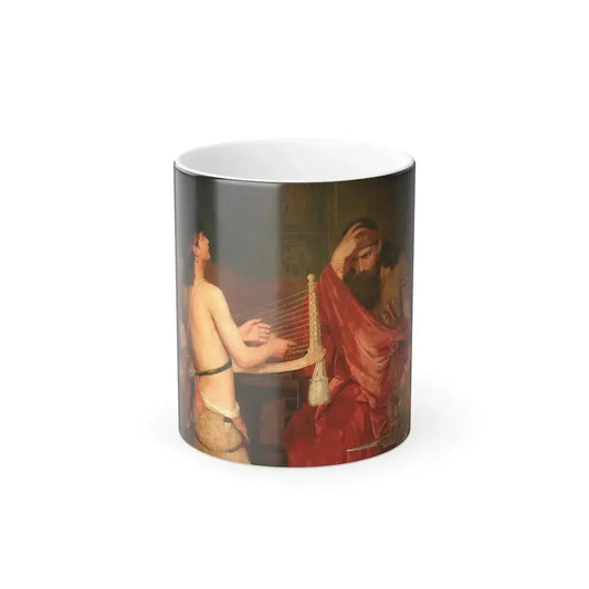 Ernst Josephson (1851-1906) David and Saul - Oil on Canvas 1878 - Color Changing Mug 11oz 11oz - Go Mug Yourself