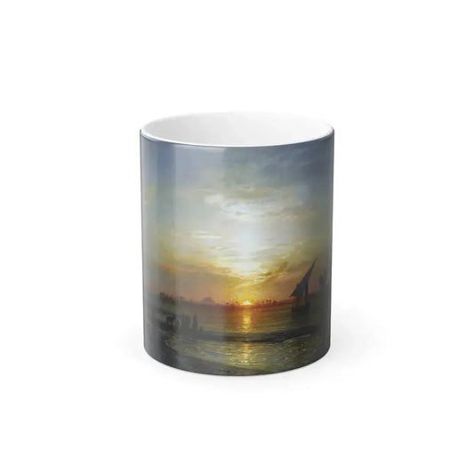 Ernst Karl Eugen Koerner (1846-1927) Twilight on the Nile - Oil on Canvas 1899 - Color Changing Mug 11oz 11oz - Go Mug Yourself