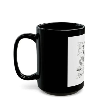 Erotic Connect-the-Dots Illustration - Black Coffee Mug - Go Mug Yourself