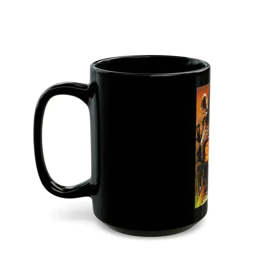 EROTIC NIGHTS OF THE LIVING DEAD (GERMAN) 1980 Movie Poster - Black Coffee Mug - Go Mug Yourself