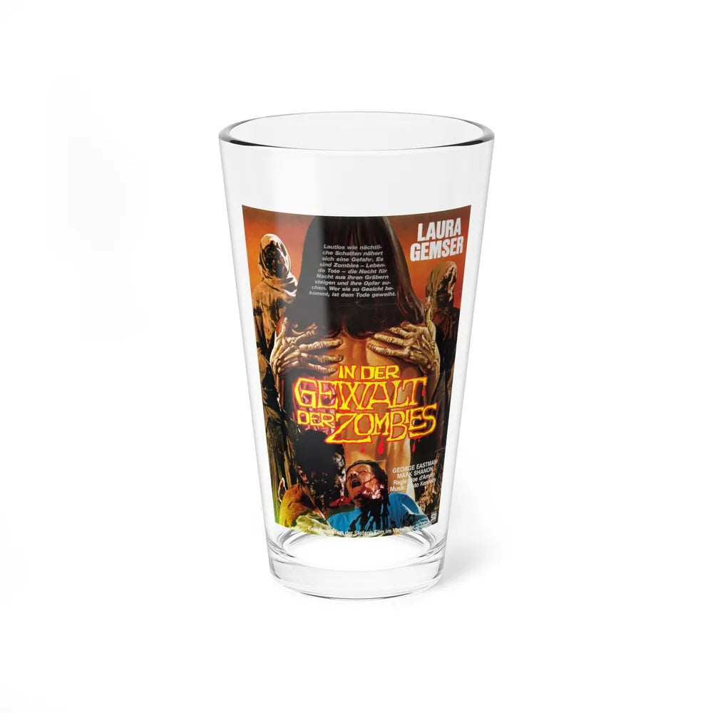 EROTIC NIGHTS OF THE LIVING DEAD (GERMAN) 1980 Movie Poster - Pint Glass 16oz-16oz-Go Mug Yourself