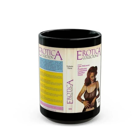 EROTICA COLLECTION (VHS COVER) - Black Coffee Mug 15oz - Go Mug Yourself