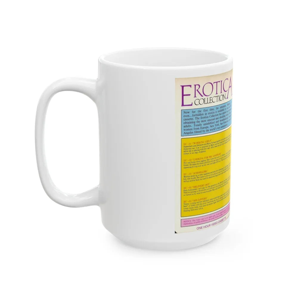 EROTICA COLLECTION (VHS COVER) - White Coffee Mug-Go Mug Yourself