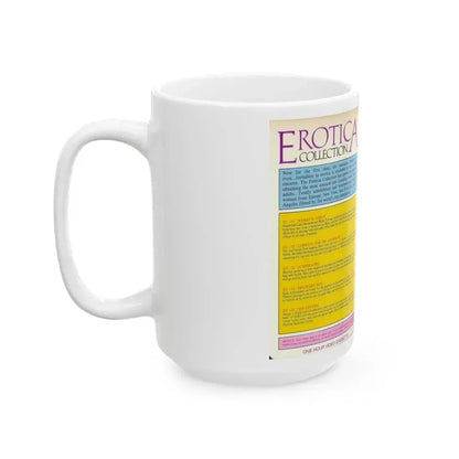 EROTICA COLLECTION (VHS COVER) - White Coffee Mug - Go Mug Yourself