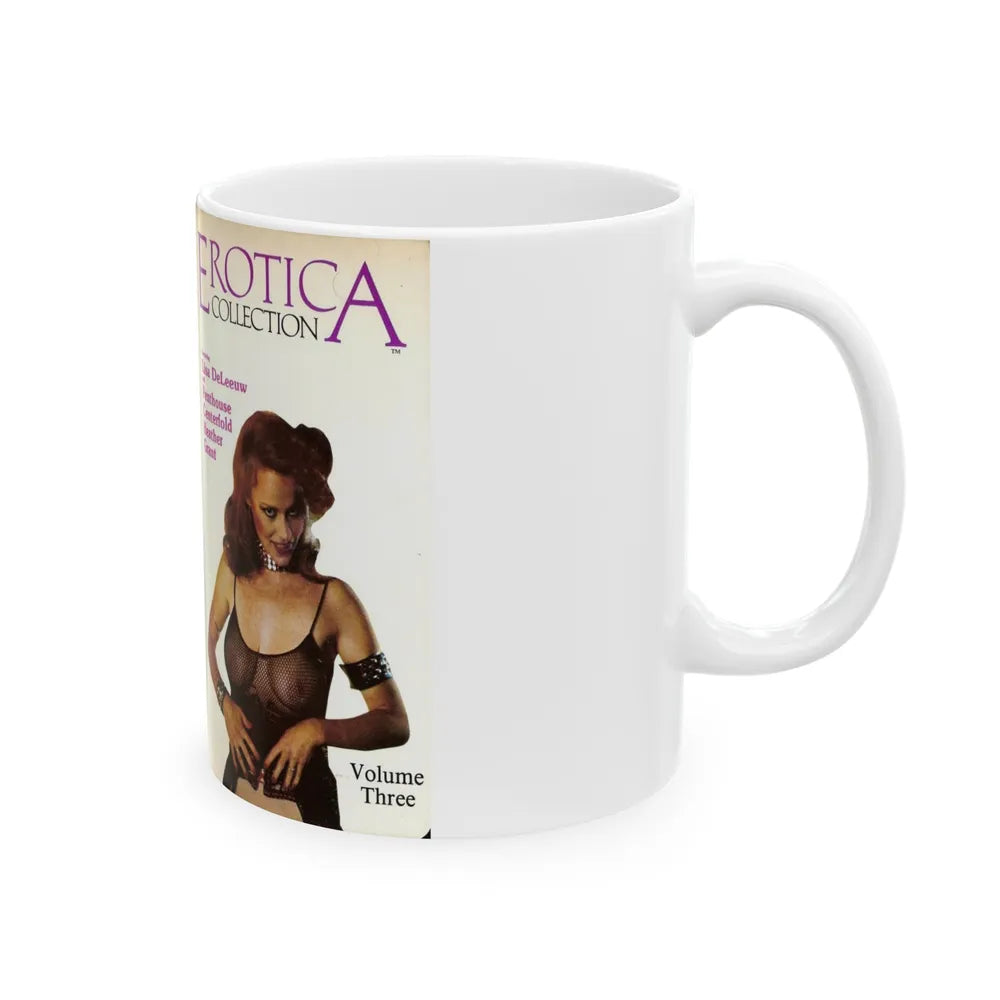 EROTICA COLLECTION (VHS COVER) - White Coffee Mug-Go Mug Yourself