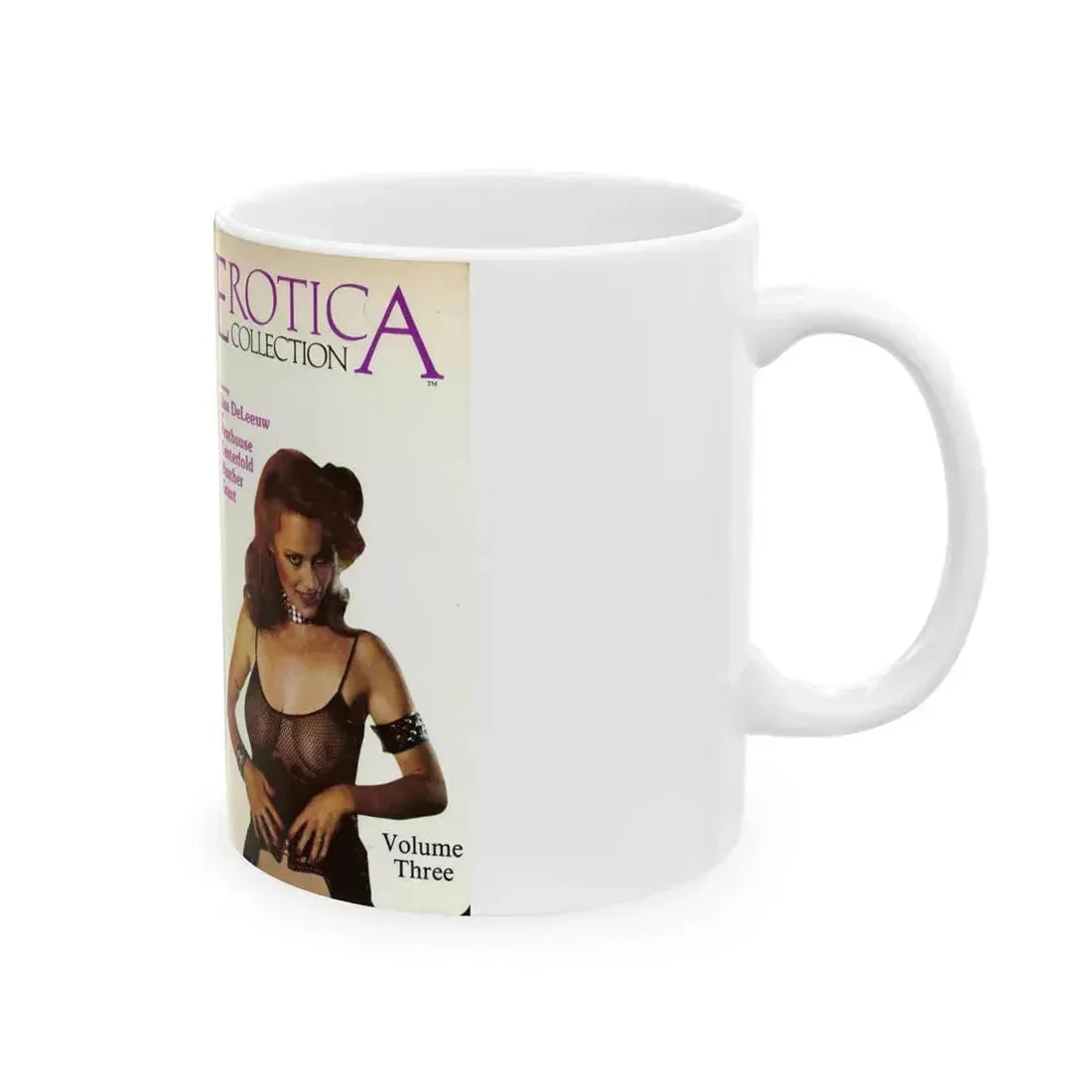 EROTICA COLLECTION (VHS COVER) - White Coffee Mug - Go Mug Yourself