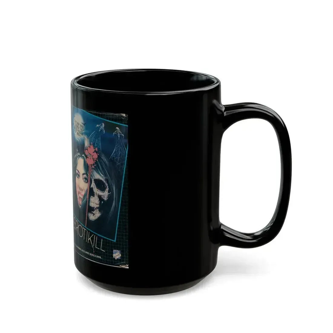 EROTIKILL (VHS COVER) - Black Coffee Mug - Go Mug Yourself