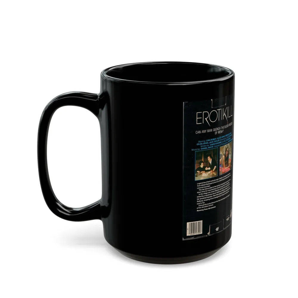 EROTIKILL (VHS COVER) - Black Coffee Mug-Go Mug Yourself