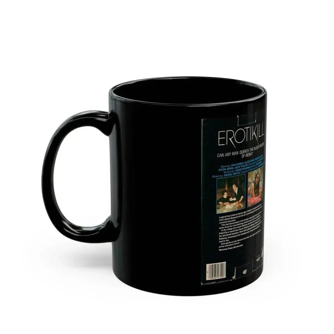 EROTIKILL (VHS COVER) - Black Coffee Mug - Go Mug Yourself