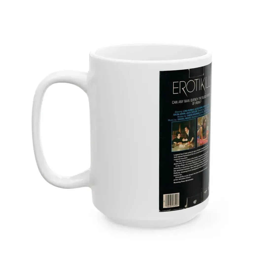 EROTIKILL (VHS COVER) - White Coffee Mug - Go Mug Yourself