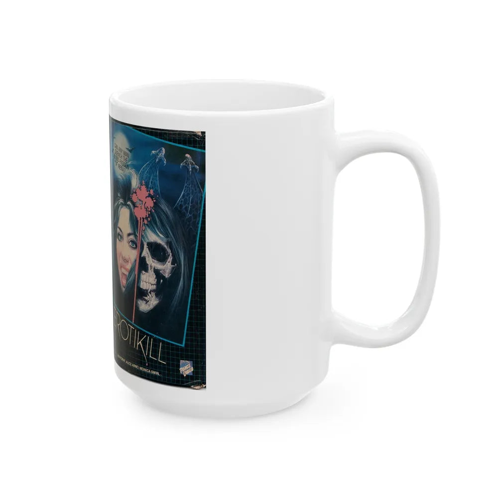 EROTIKILL (VHS COVER) - White Coffee Mug-Go Mug Yourself