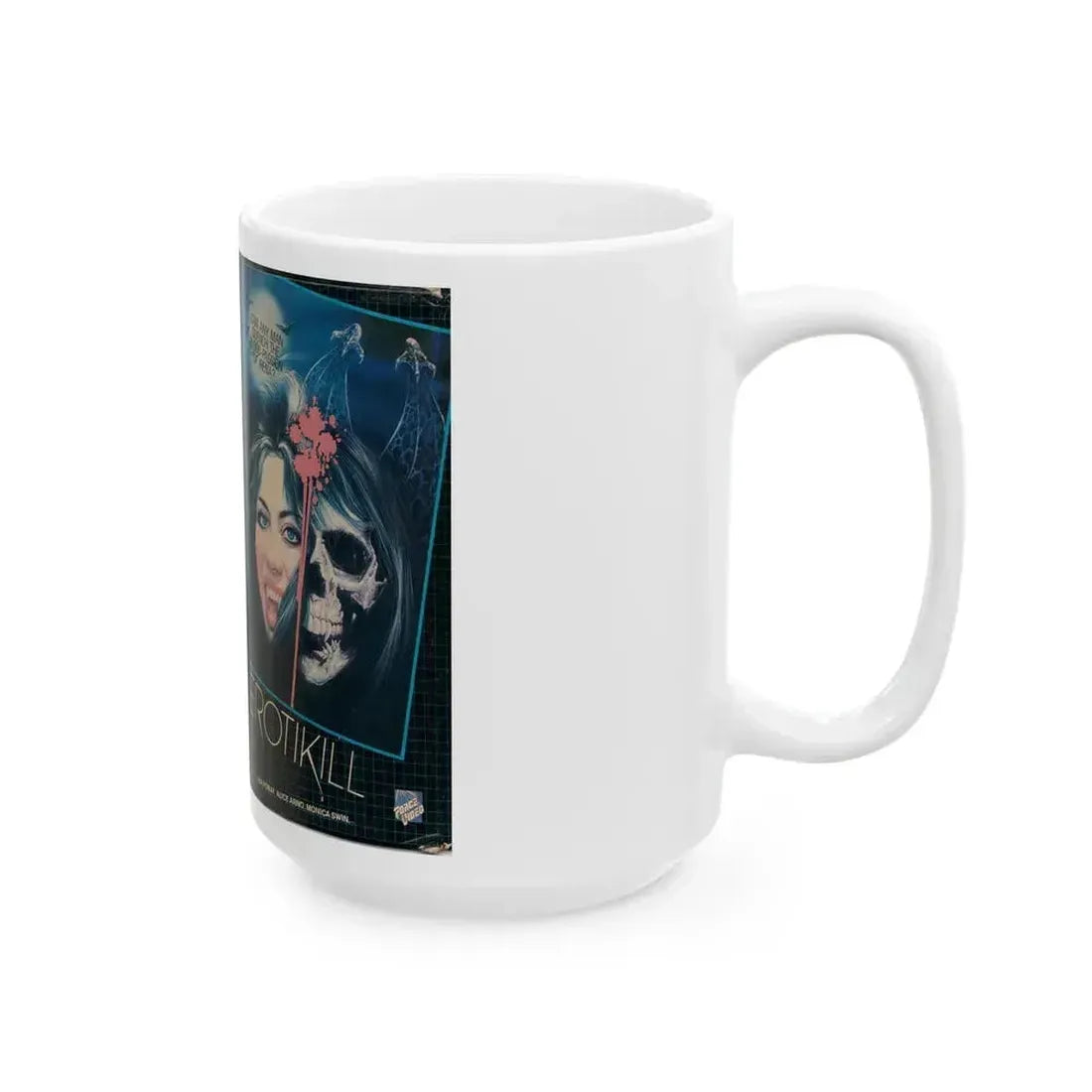 EROTIKILL (VHS COVER) - White Coffee Mug - Go Mug Yourself