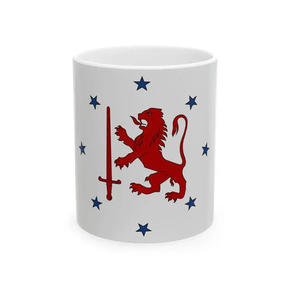 Erpe-Mere vlag (Belgium) White Coffee Mug 11oz - Go Mug Yourself