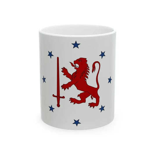 Erpe-Mere vlag (Belgium) White Coffee Mug 11oz - Go Mug Yourself