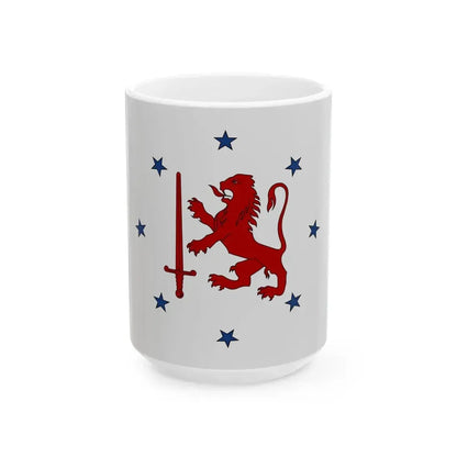 Erpe-Mere vlag (Belgium) White Coffee Mug 15oz - Go Mug Yourself