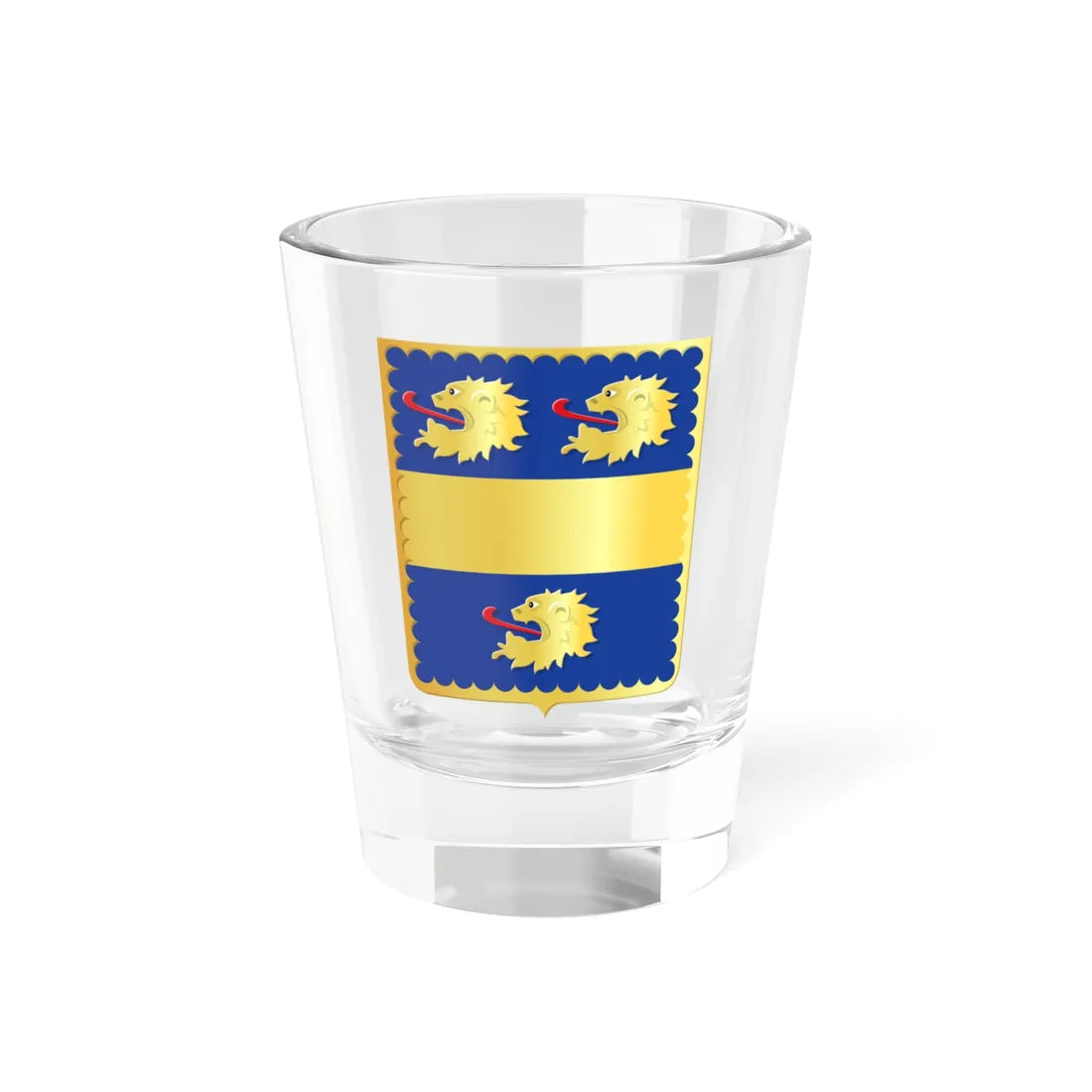 Erquelinnes wapen (Belgium) (Coat of Arms) Shot Glass 1.5oz 1.5oz - Go Mug Yourself