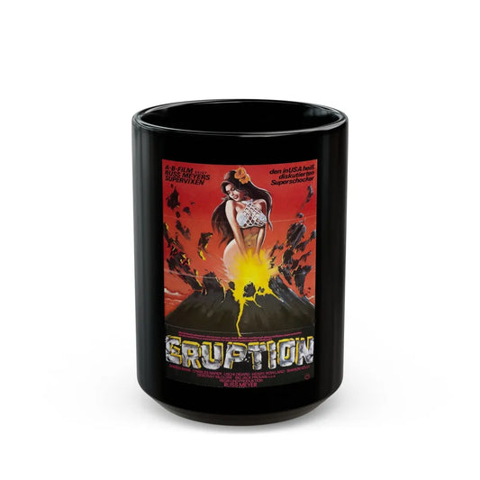 ERUPTION (SUPERVIXENS) 1975 Movie Poster - Black Coffee Mug-15oz-Go Mug Yourself